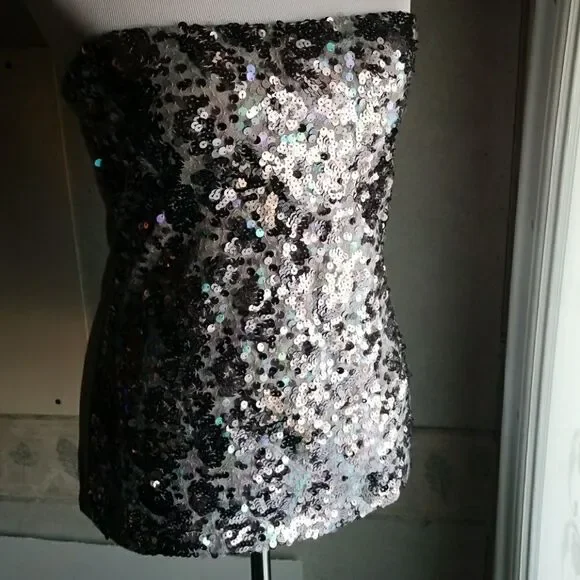 Express sequin tube top - Picture 1 of 3